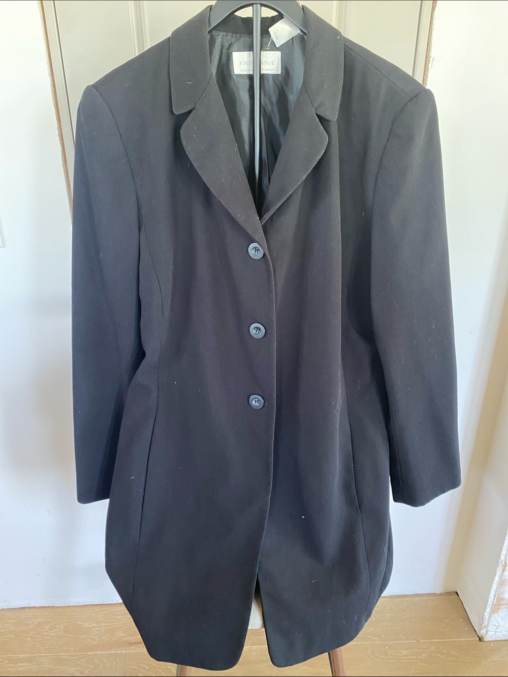 Liz Claborne Women’s Black Long Blazer Jacket